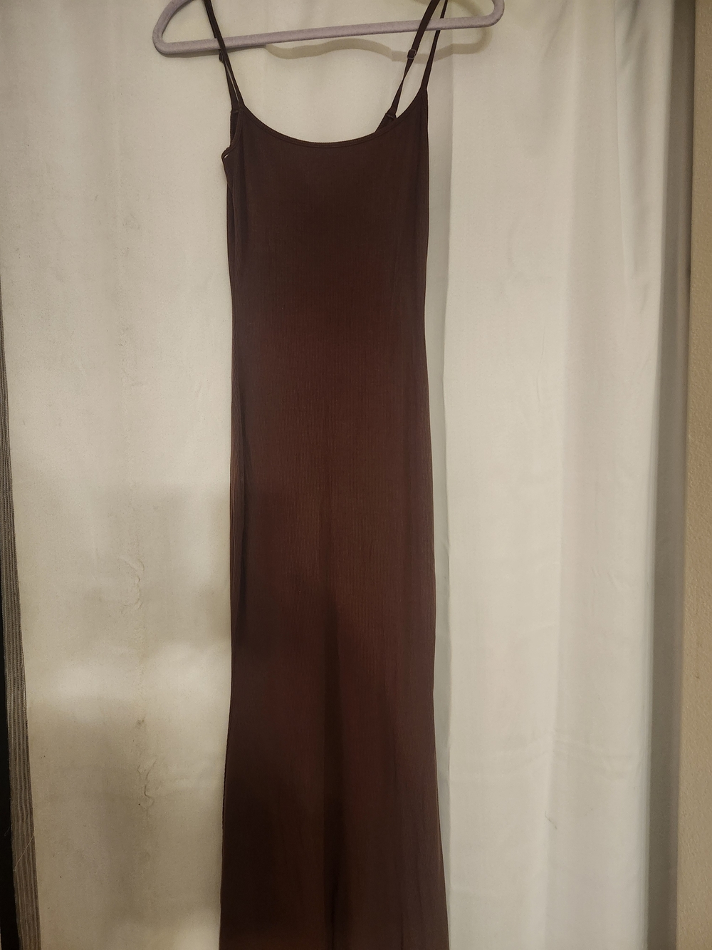 SKIMS Soft Lounge Dress In Cocoa - Picture 3 of 5